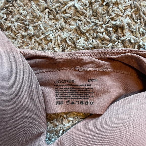 tan pinkish small jockey bra - Picture 3 of 3